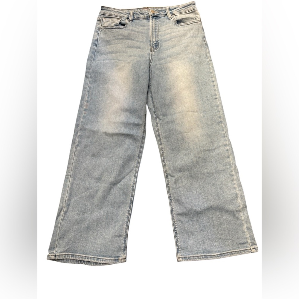 Just USA Straight‎ Leg Jeans Size 30 / 10 Light Wash 27” Inseam